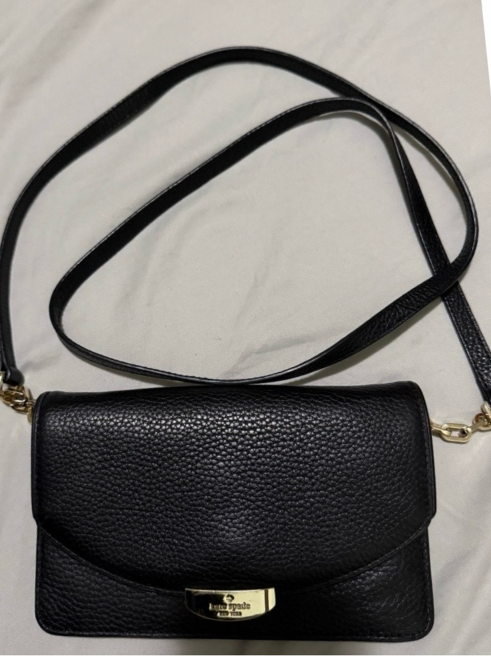 KATE SPADE Pebbled Leather Crossbody/Clutch